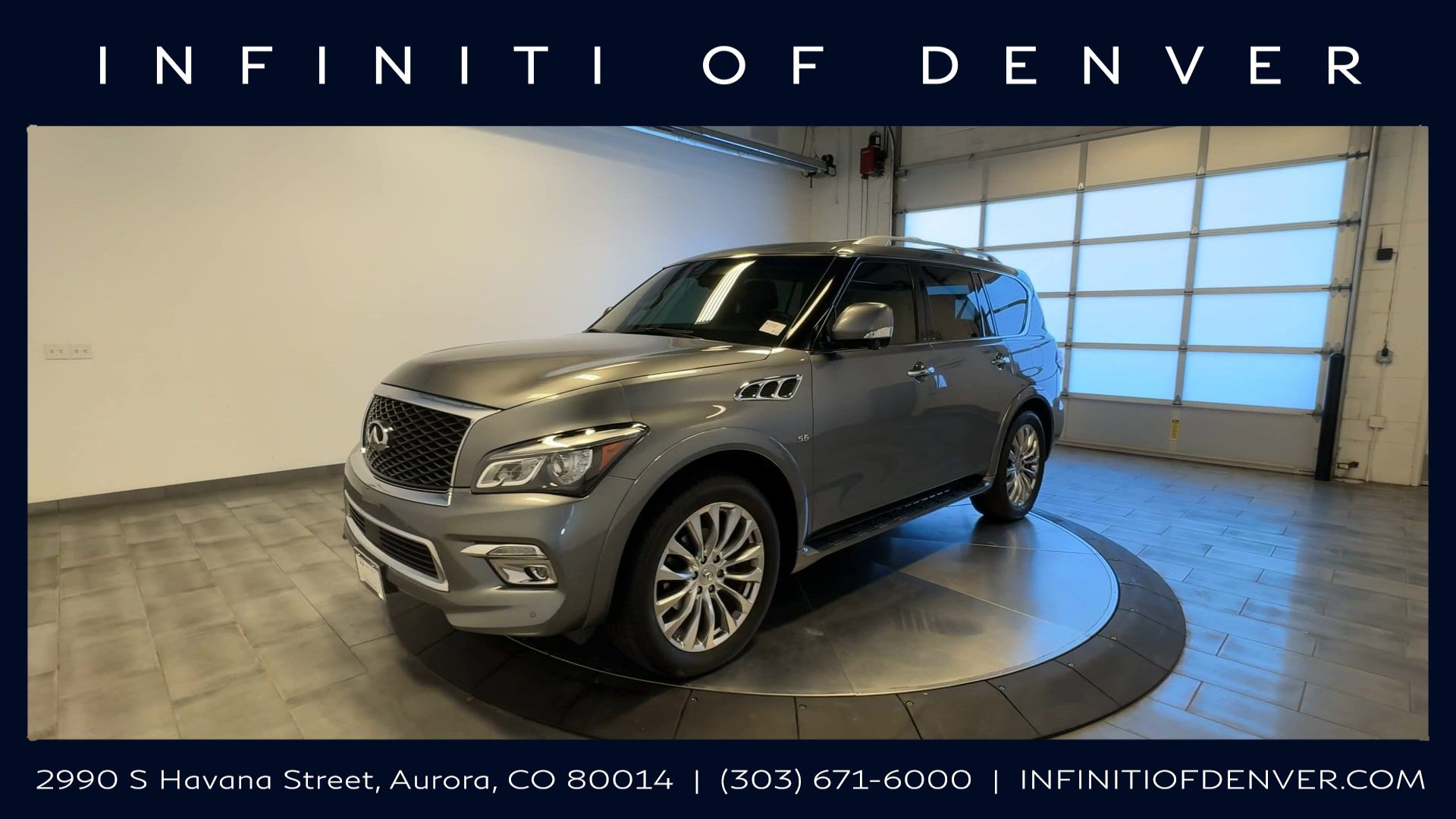 Used 2015 INFINITI QX80 Luxe w/ 22" Wheel Package