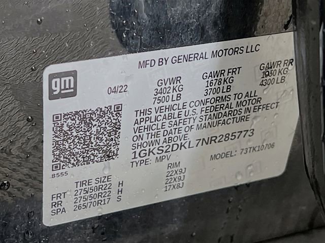 Used 2022 GMC Yukon Denali w/ Max Trailering Package AWD/4WD image 13