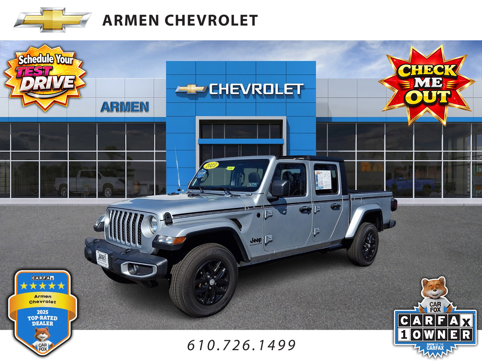 Used 2023 Jeep Gladiator Sport AWD/4WD image 1