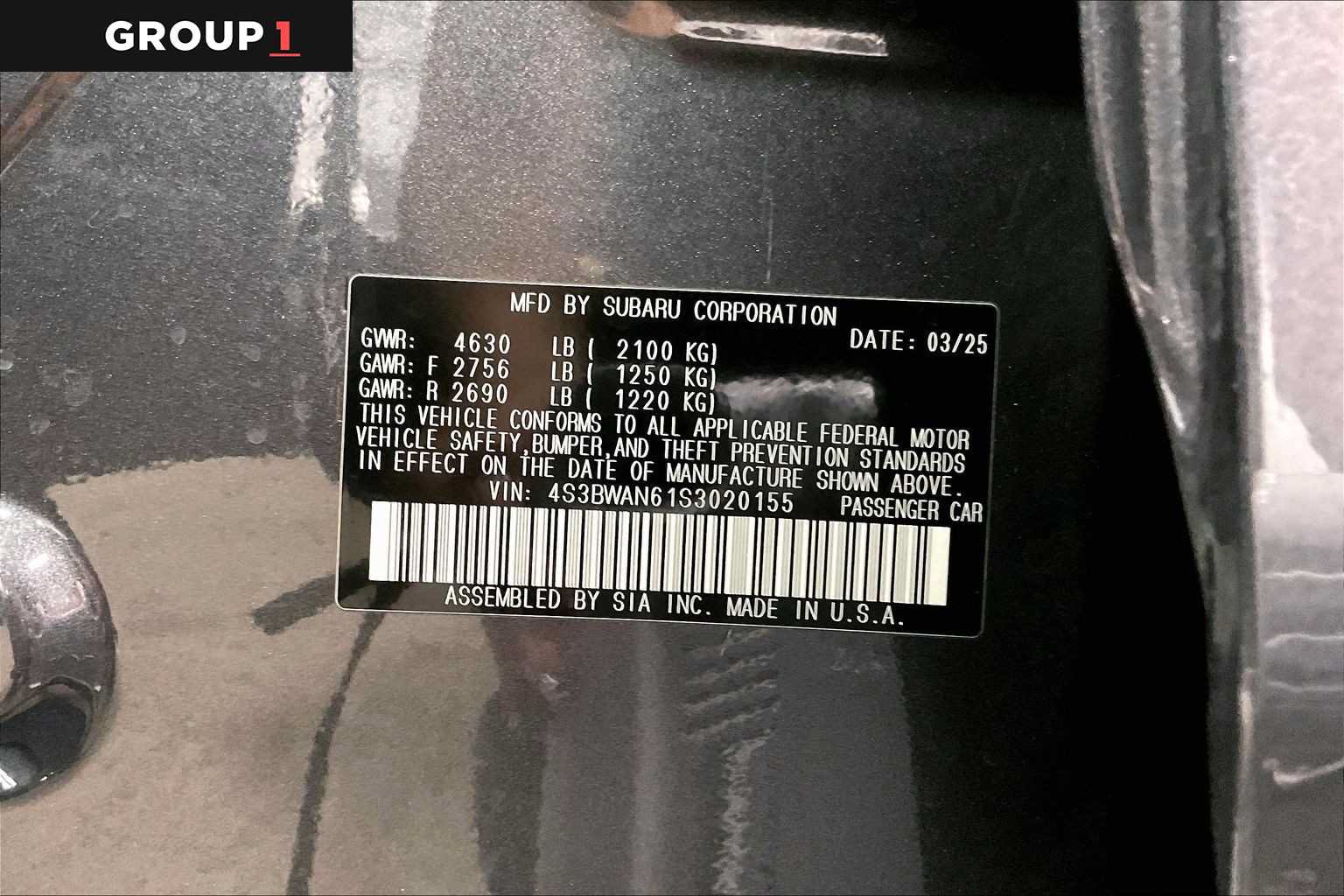 Certified 2025 Subaru Legacy Limited AWD/4WD image 37