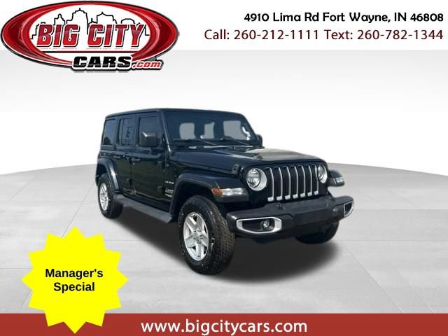 Used 2021 Jeep Wrangler Unlimited Sahara AWD/4WD image 1