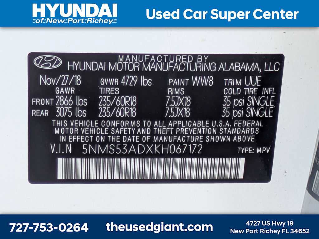 Used 2019 Hyundai Santa Fe FWD image 43