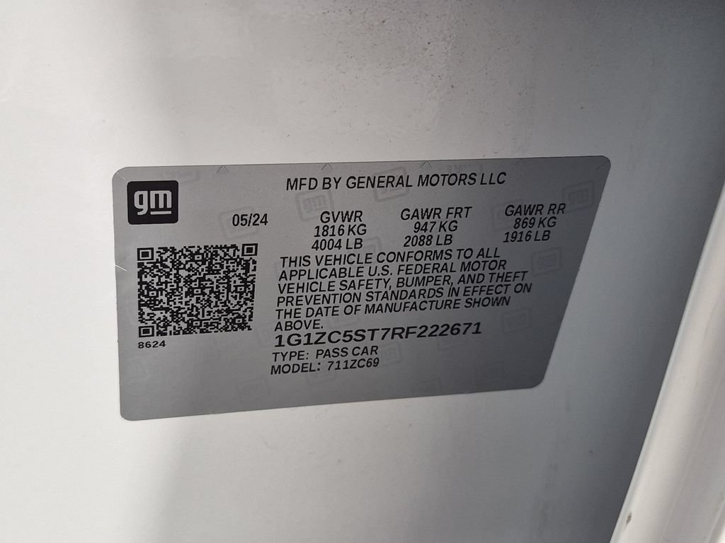Used 2024 Chevrolet Malibu LS w/ Driver Confidence Package FWD image 39