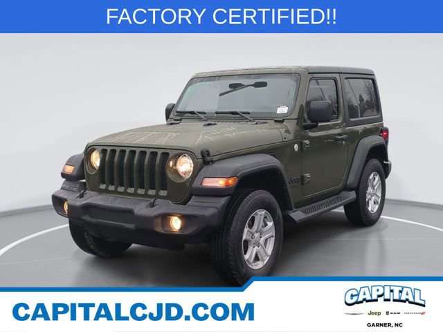 Certified 2021 Jeep Wrangler Sport S