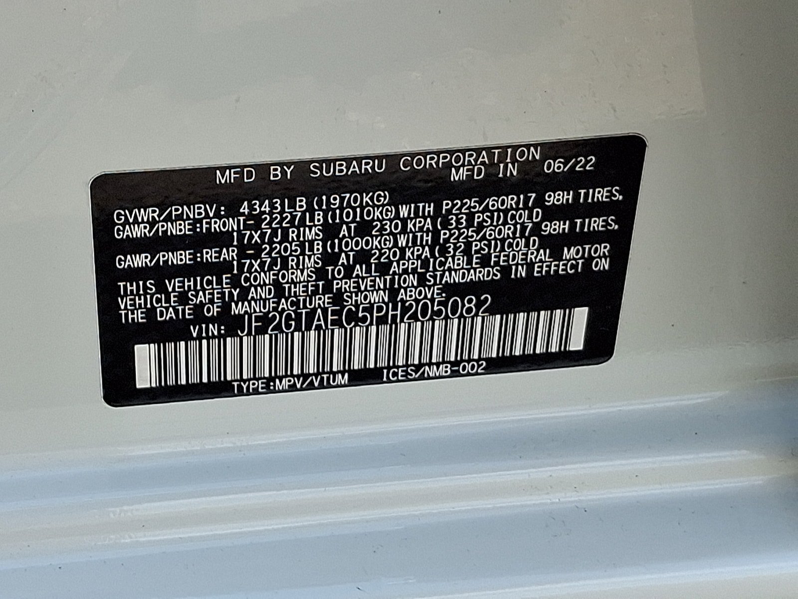 Certified 2023 Subaru Crosstrek 2.0i Premium AWD/4WD image 29