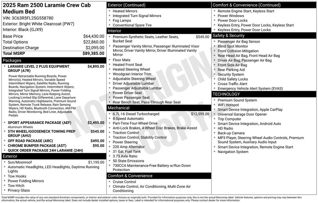 Used 2025 RAM 2500 Laramie AWD/4WD image 27