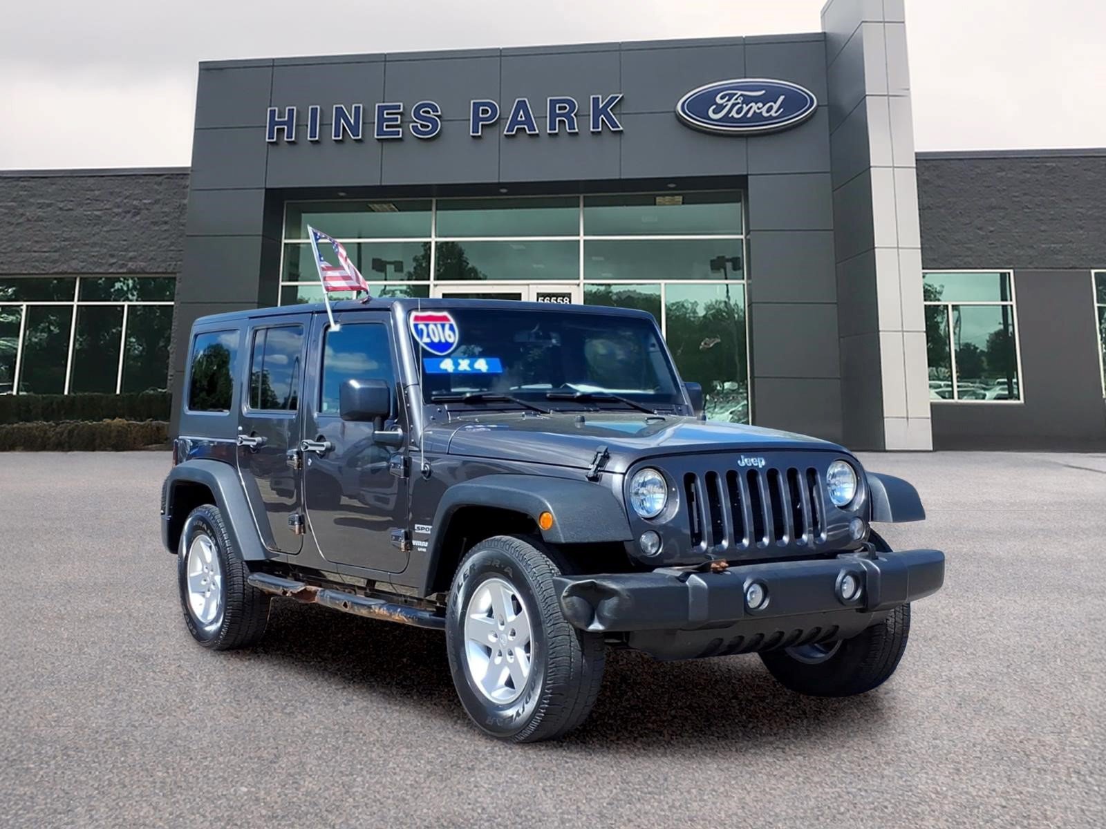 Used 2016 Jeep Wrangler Unlimited Sport w/ Quick Order Package 24S AWD/4WD image 1