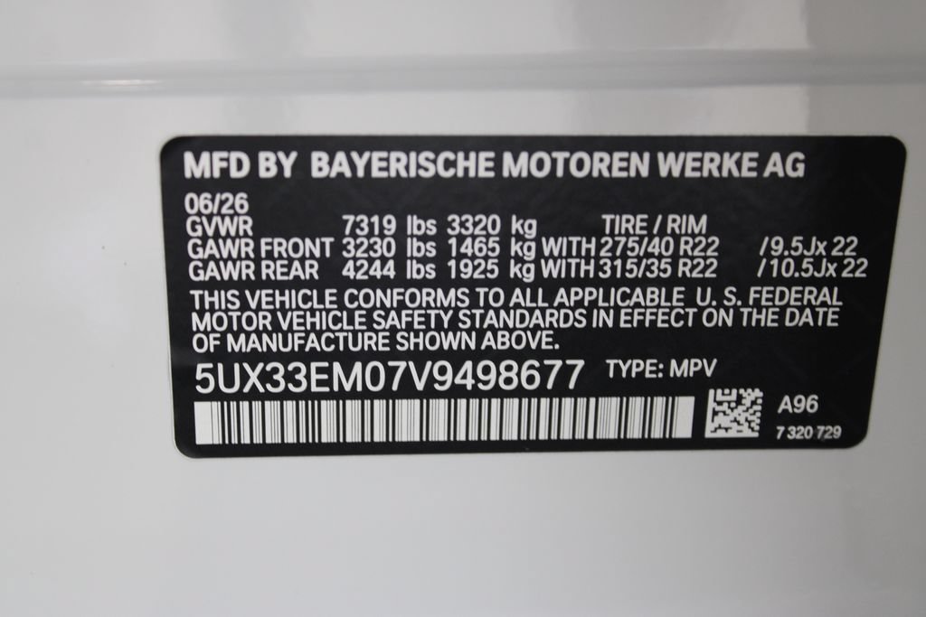 New 2027 BMW X7 M60i AWD/4WD image 30