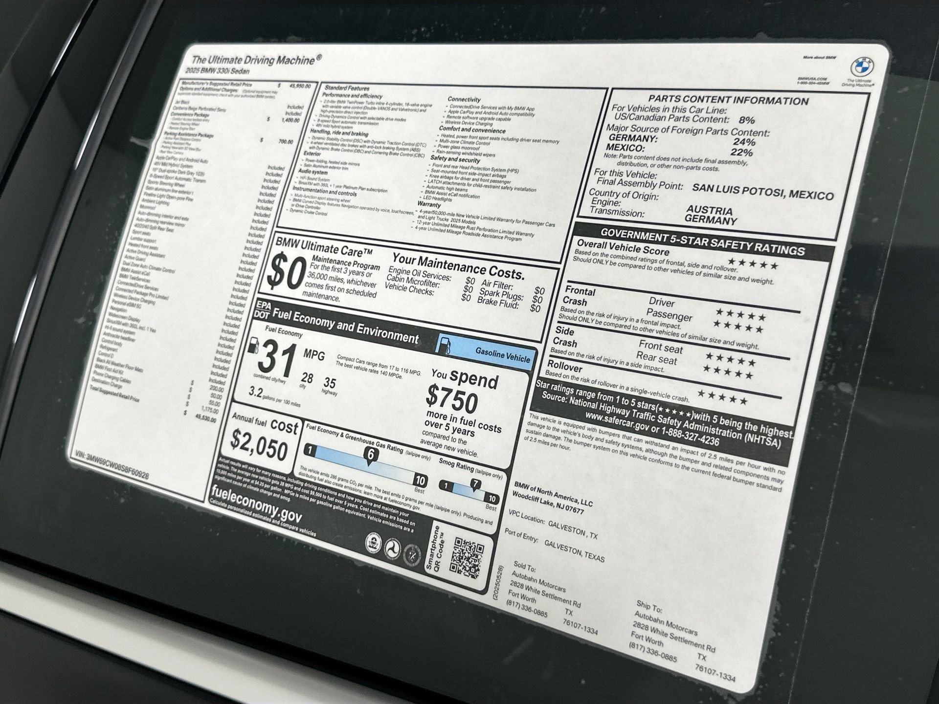 Used 2025 BMW 330i 330i w/ Convenience Package image 32