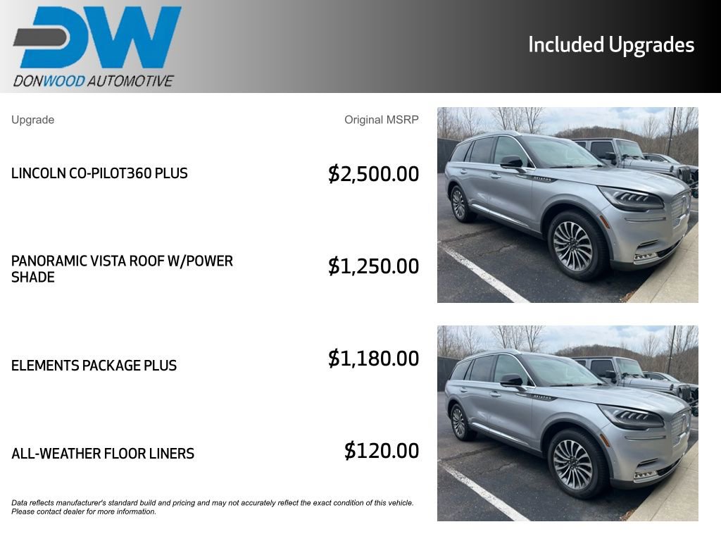 Used 2020 Lincoln Aviator Reserve w/ Elements Package Plus image 3