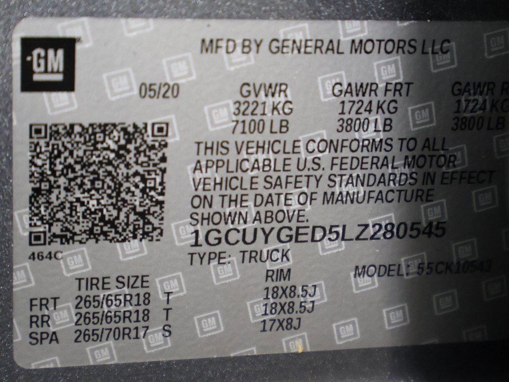 Used 2020 Chevrolet Silverado 1500 LTZ w/ LTZ Convenience Package image 44