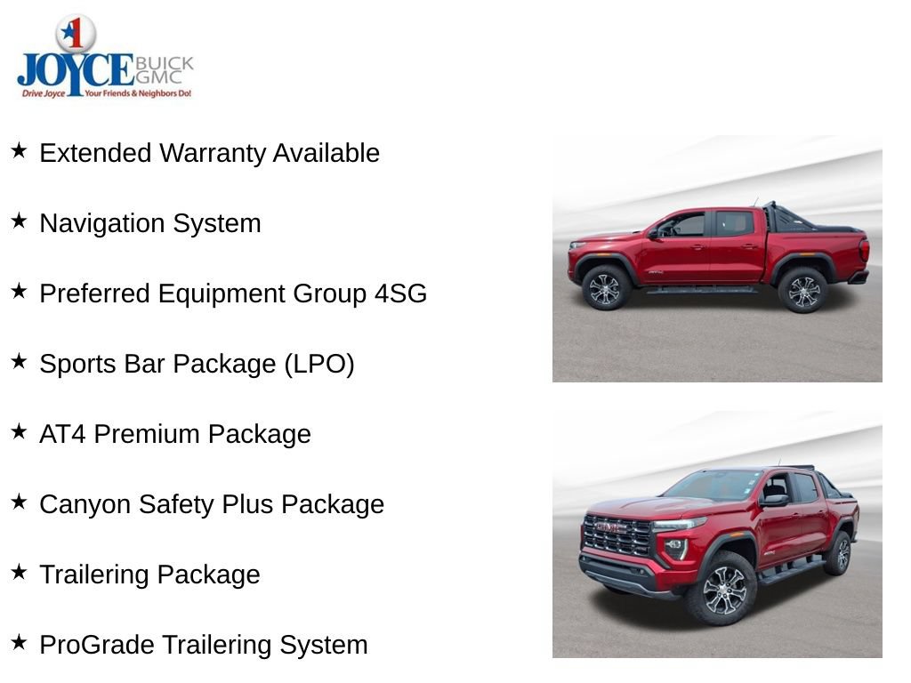 Certified 2023 GMC Canyon AT4 w/ LPO, Sports Bar Package AWD/4WD image 10