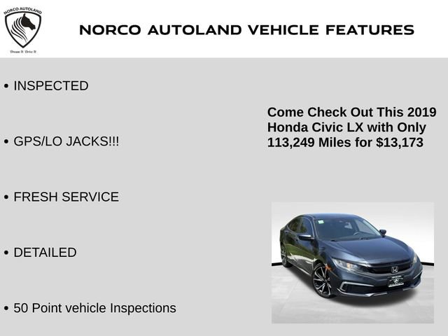 Used 2019 Honda Civic LX image 7