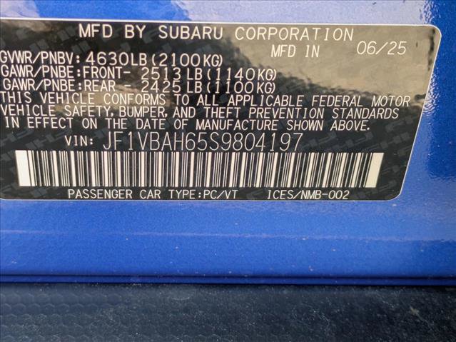 New 2025 Subaru WRX Premium w/ Accessory Package #2 image 18