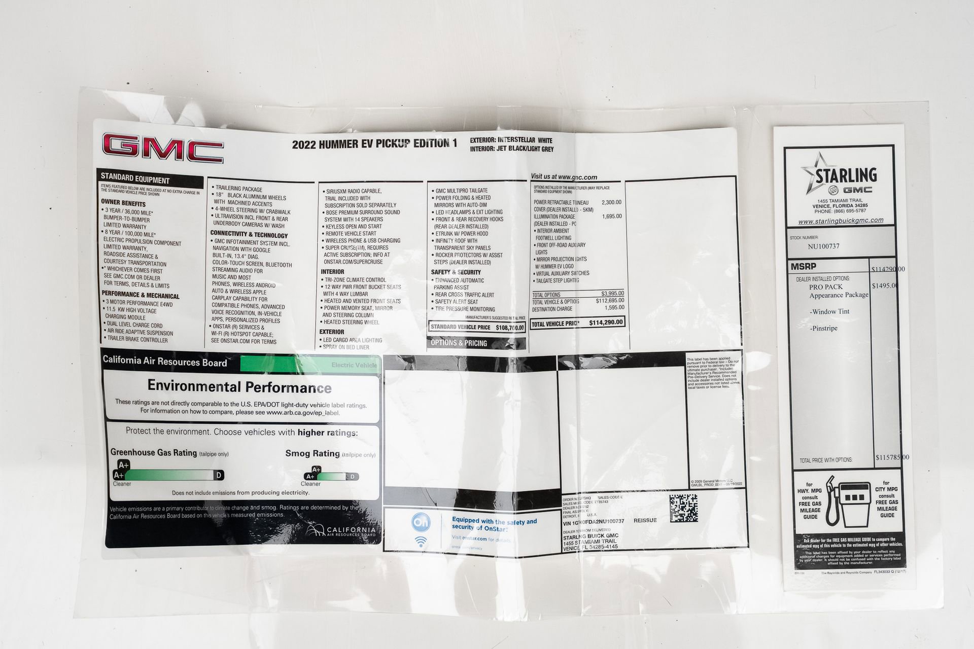 Used 2022 GMC Hummer EV Edition 1 w/ LPO, Illumination Package AWD/4WD image 84