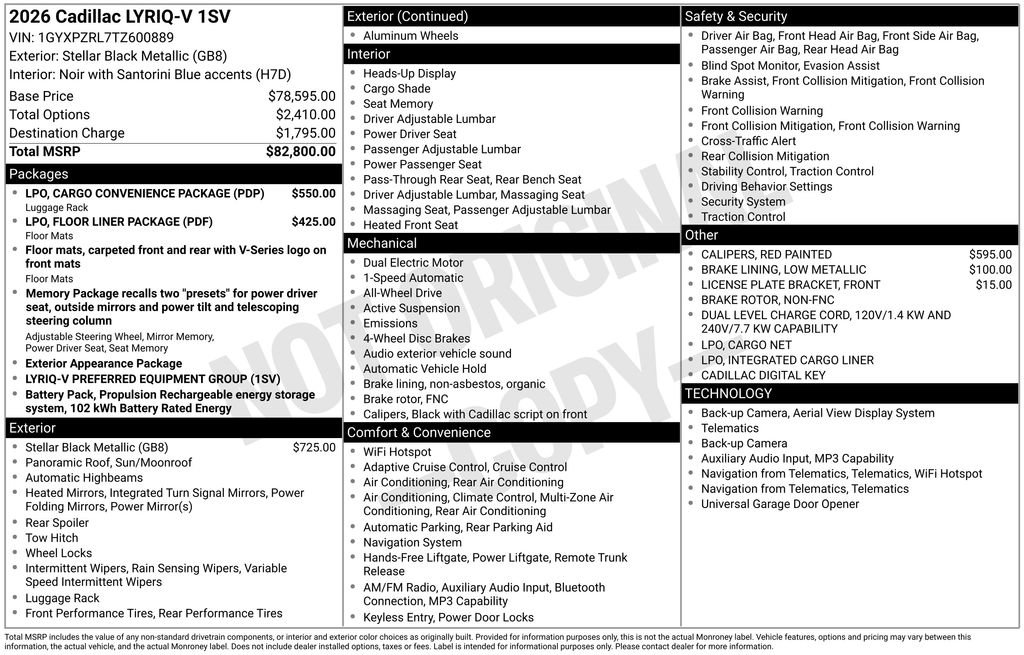 New 2026 Cadillac Lyriq V image 41