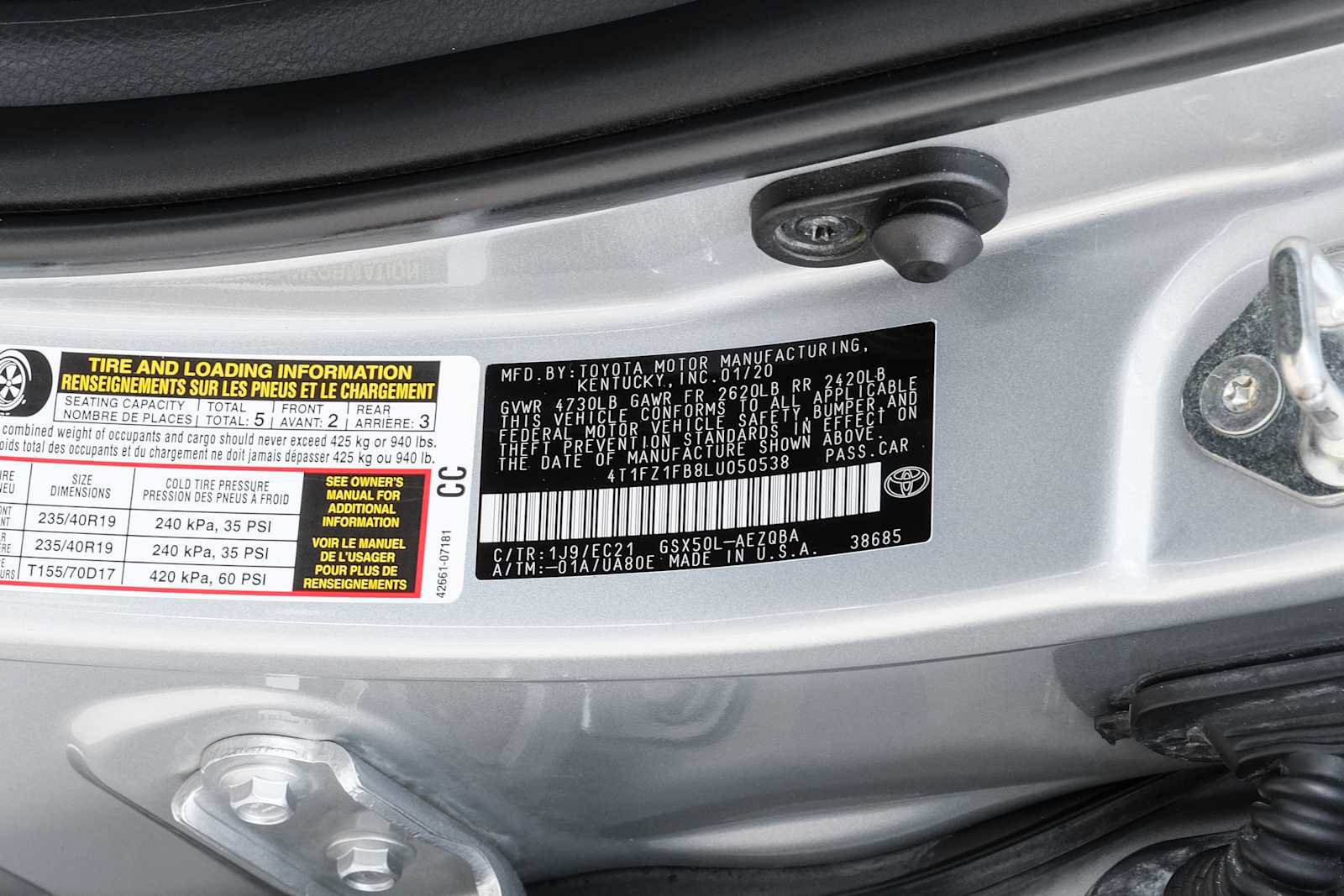 Used 2020 Toyota Avalon TRD FWD image 54