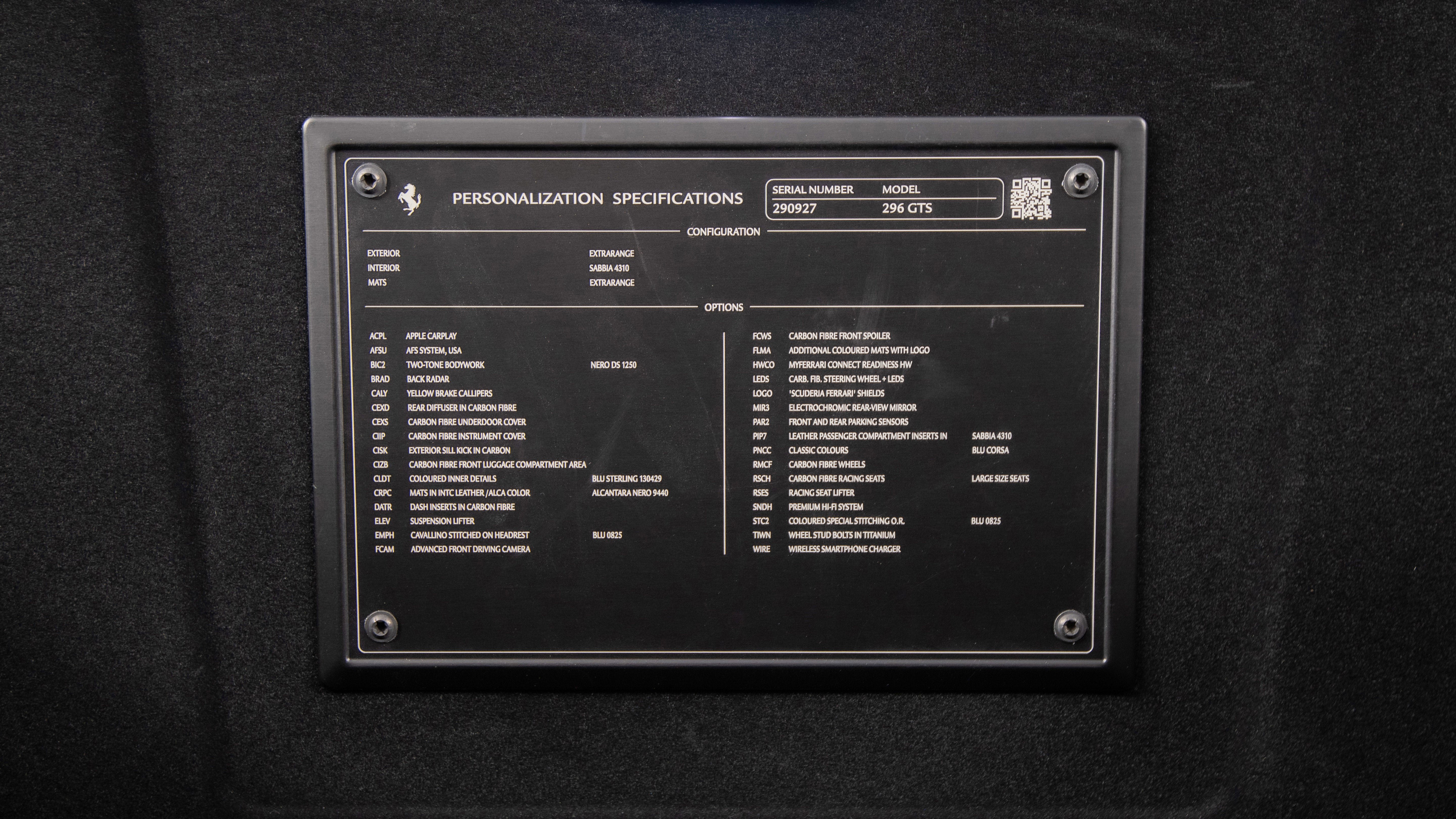 Certified 2023 Ferrari 296 GTS RWD image 20