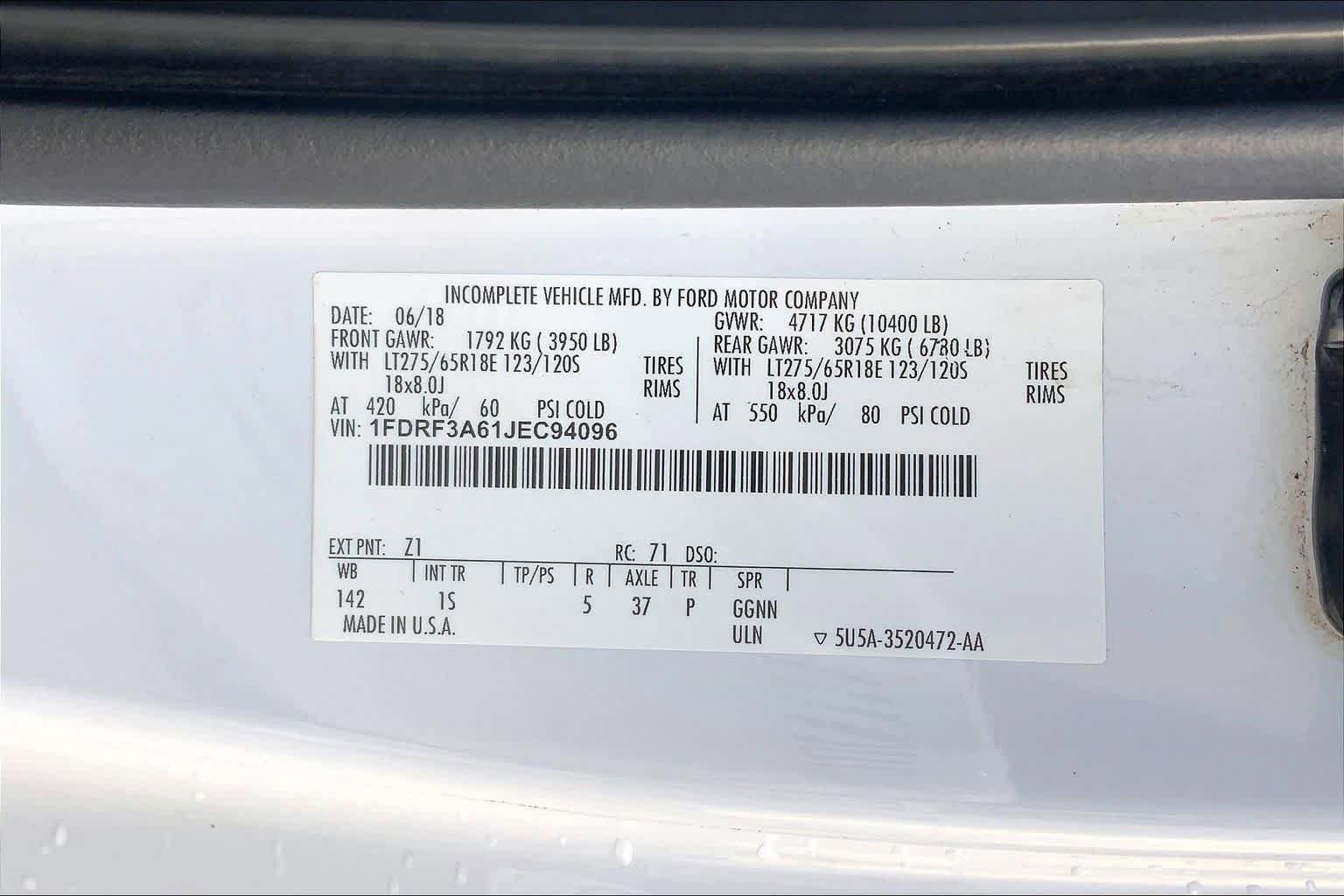 Used 2018 Ford F350 XL w/ Power Equipment Group RWD image 32