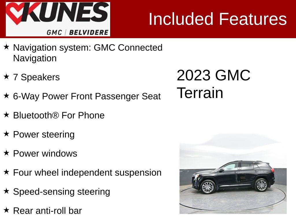Used 2023 GMC Terrain Denali w/ Denali Premium Package AWD/4WD image 2