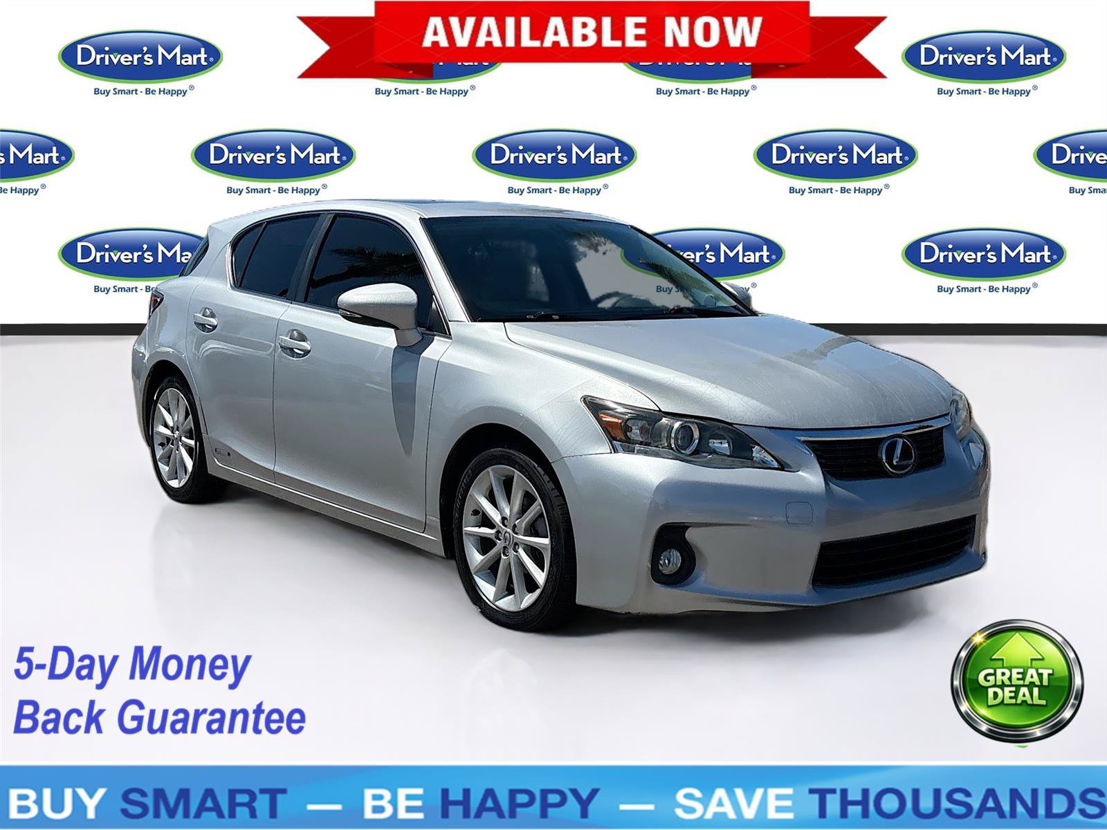 Used 2011 Lexus CT 200h Premium w/ Premium Audio Pkg FWD image 1
