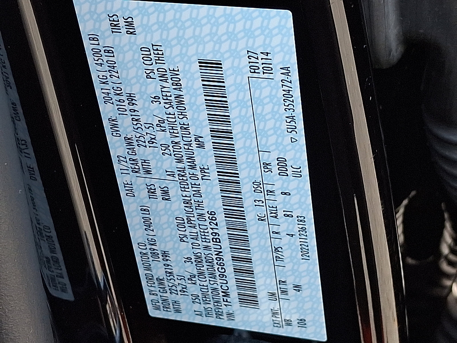 Certified 2022 Ford Escape SE w/ SE Sport Appearance Package image 26