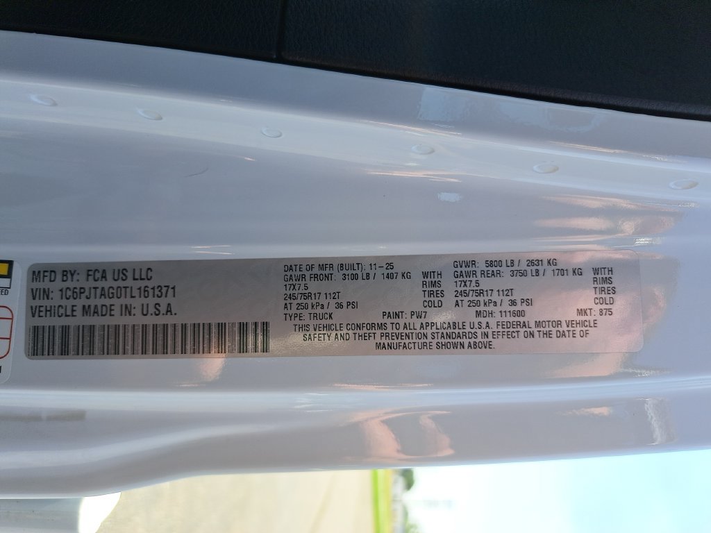 New 2026 Jeep Gladiator Sport AWD/4WD image 33