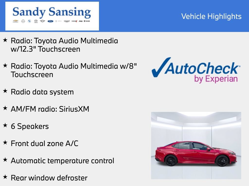 Used 2025 Toyota Camry SE FWD image 7