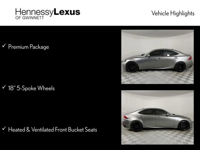 Used 2017 Lexus IS 300 AWD w/ Navigation System Package image 11