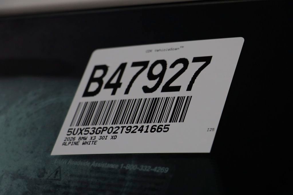 New 2026 BMW X3 xDrive30 w/ Convenience Package image 24