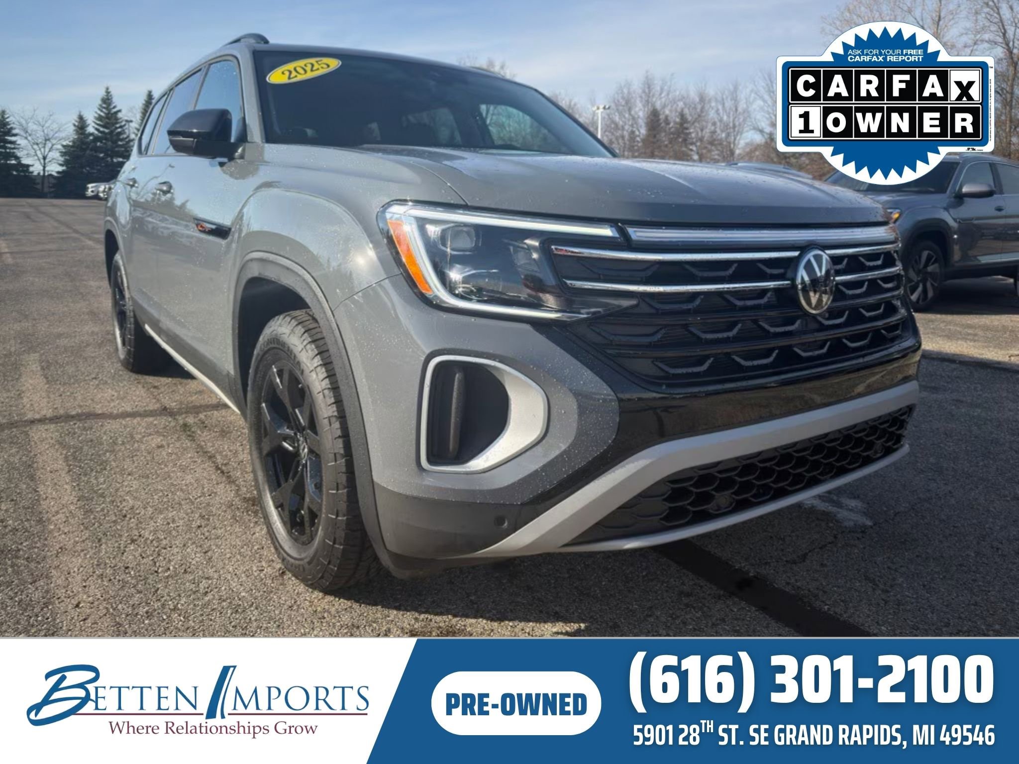 Used 2025 Volkswagen Atlas Peak Edition SE