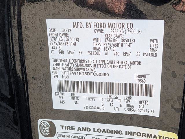 Used 2013 Ford F150 FX4 w/ Luxury Equipment Group AWD/4WD image 17