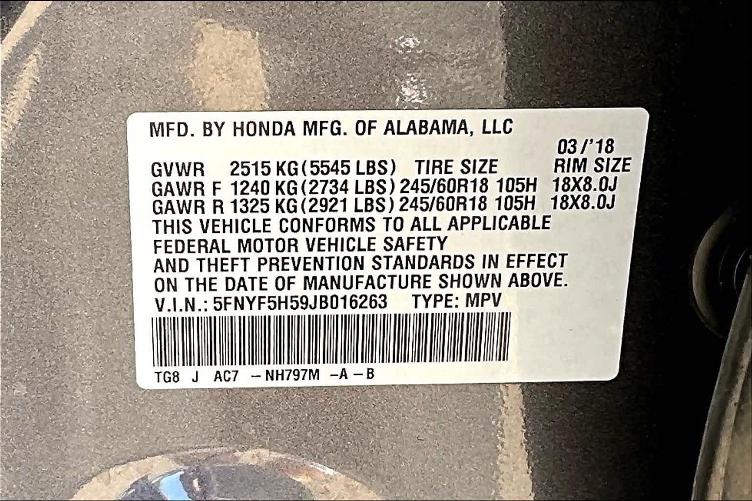 Used 2018 Honda Pilot EX-L image 36