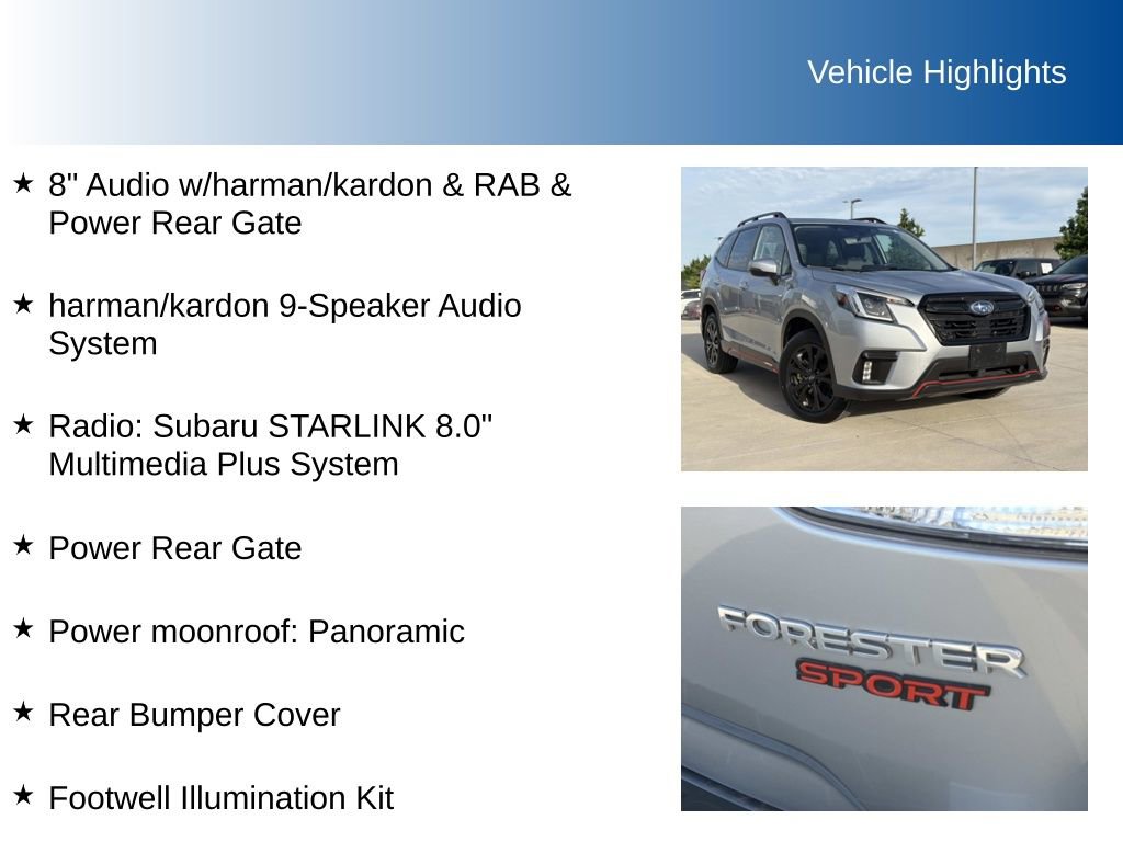 Used 2024 Subaru Forester Sport AWD/4WD image 5
