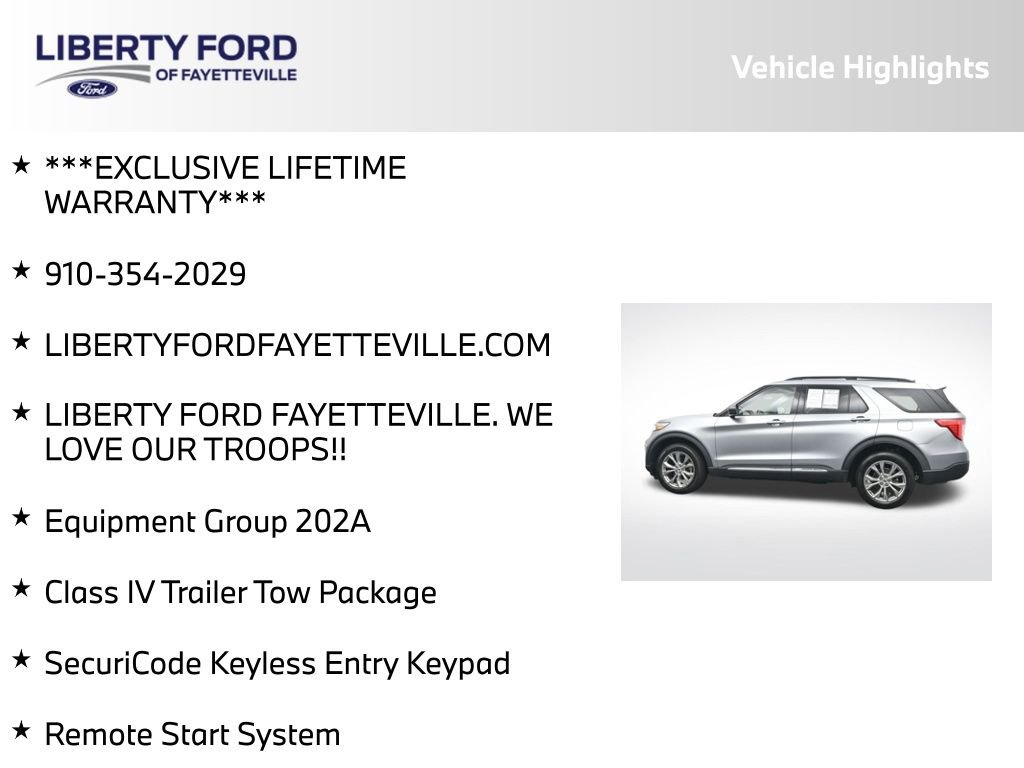 Certified 2023 Ford Explorer XLT w/ Equipment Group 202A image 5