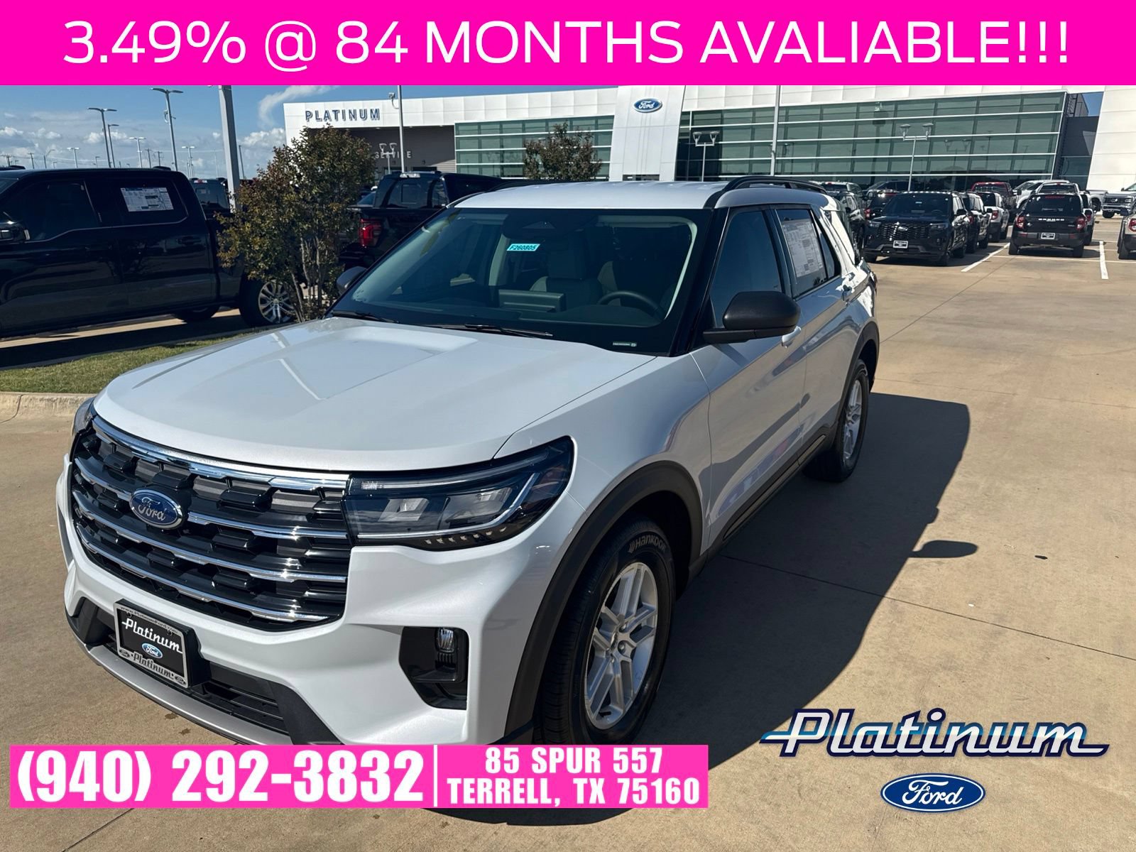 New 2026 Ford Explorer Active w/ Active Comfort Package RWD 360° Tour