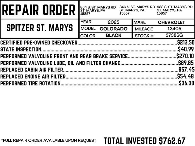 Used 2025 Chevrolet Colorado ZR2 w/ Technology Package image 4