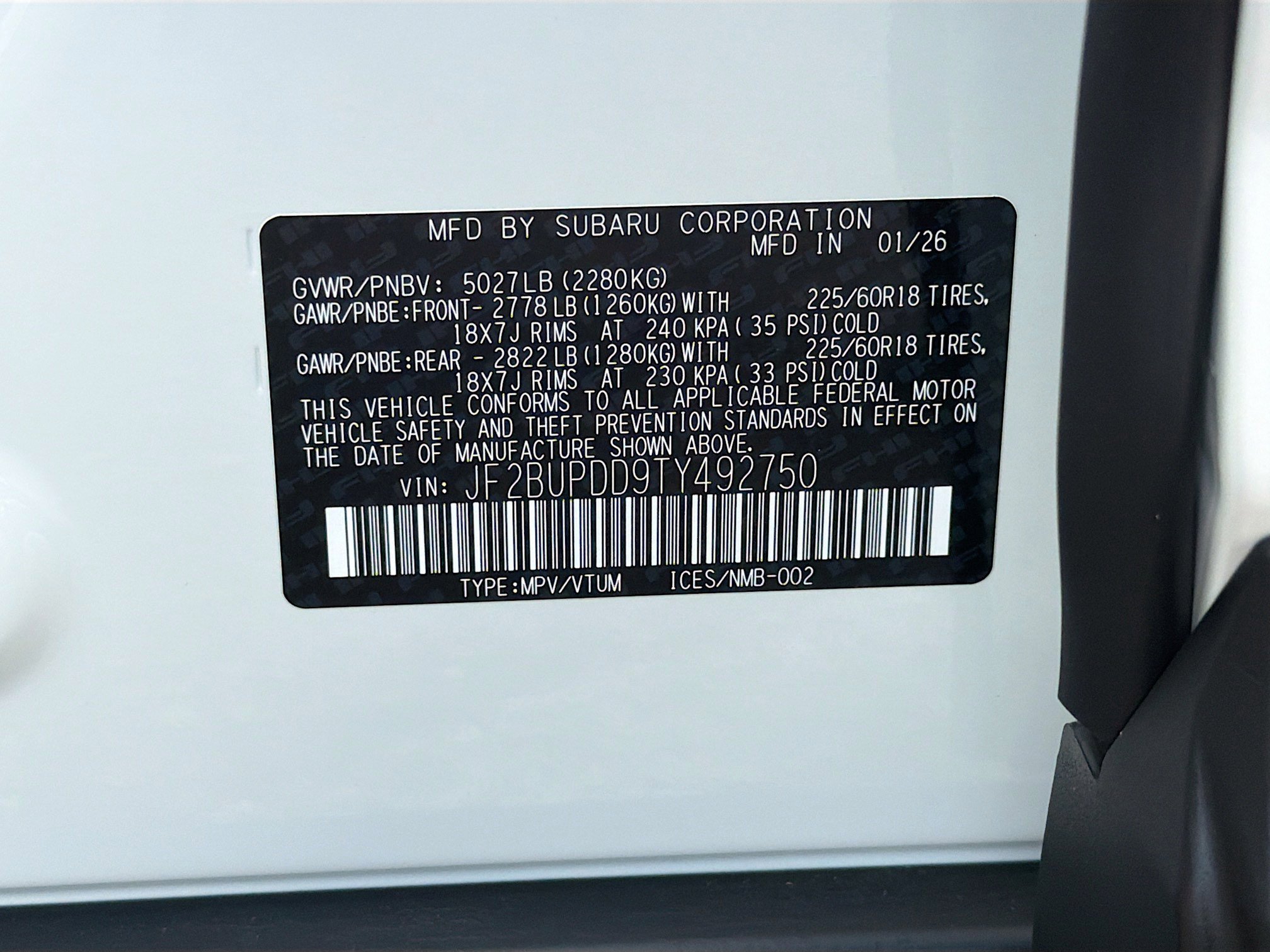 New 2026 Subaru Outback Limited AWD/4WD image 42