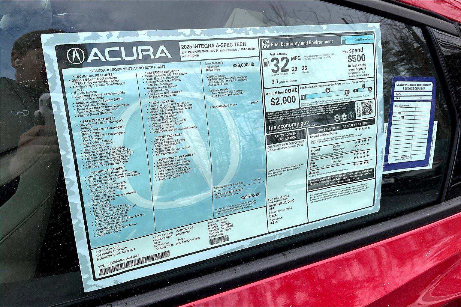 New 2025 Acura Integra A-Spec image 14