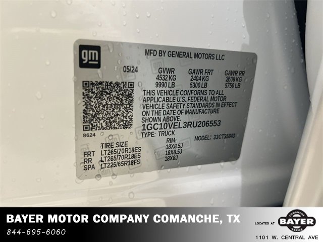 Certified 2024 Chevrolet Silverado EV W/T image 37