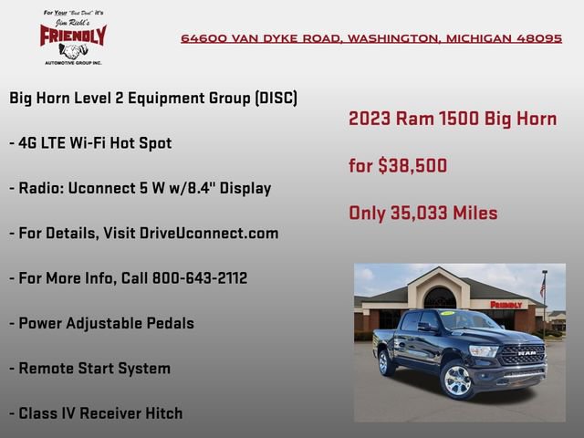 Used 2023 RAM 1500 Big Horn AWD/4WD image 30