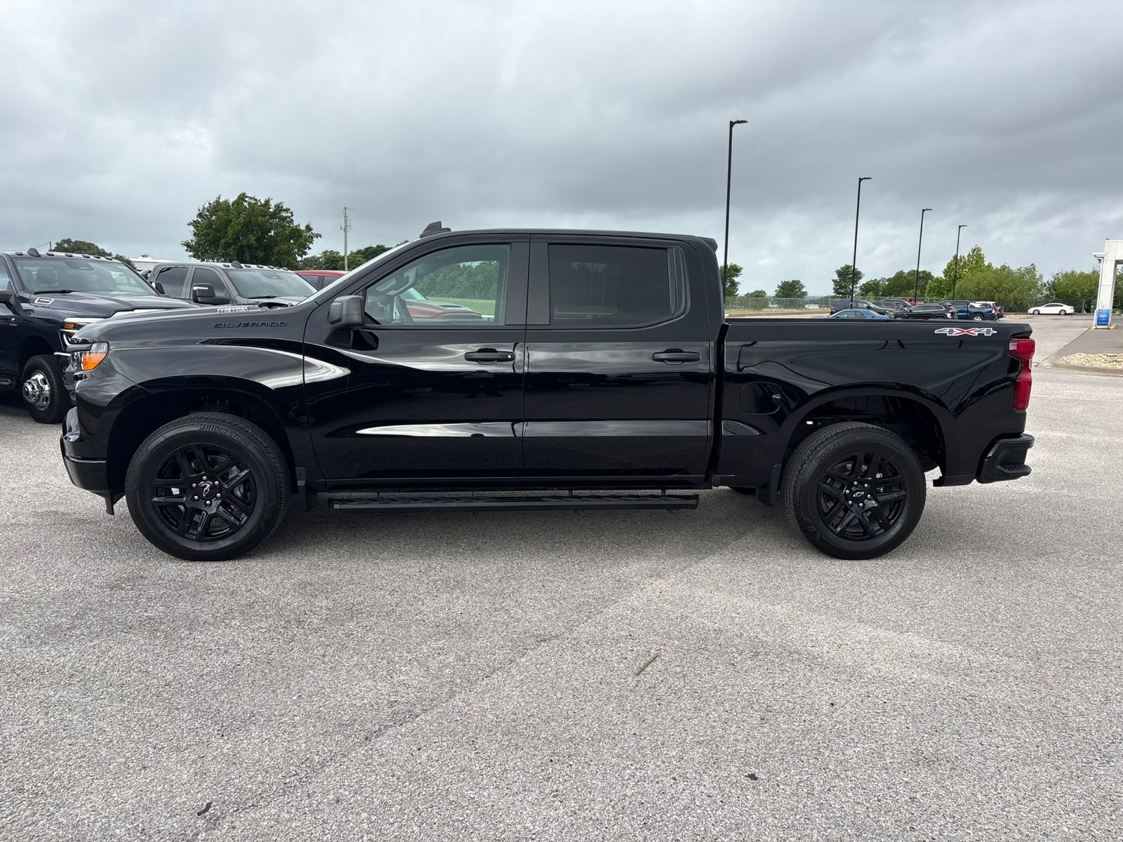 Used 2024 Chevrolet Silverado 1500 Custom w/ LPO, Dark Essentials Package AWD/4WD image 2
