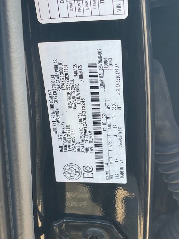 Used 2020 Ford F150 Lariat w/ Equipment Group 502A Luxury image 27