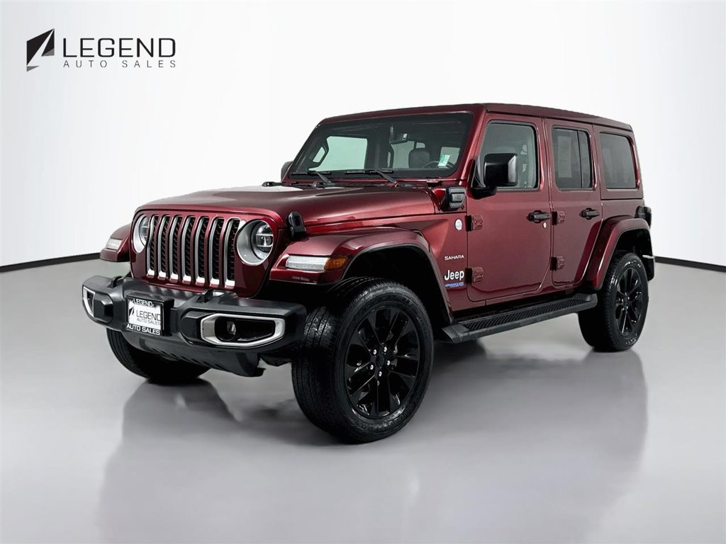 Used 2021 Jeep Wrangler Unlimited Sahara w/ Cold Weather Group AWD/4WD 360° Tour