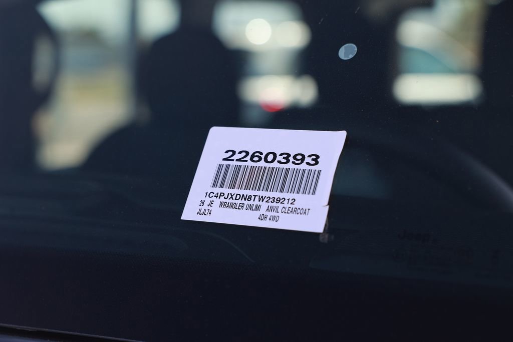 New 2026 Jeep Wrangler Sport image 37