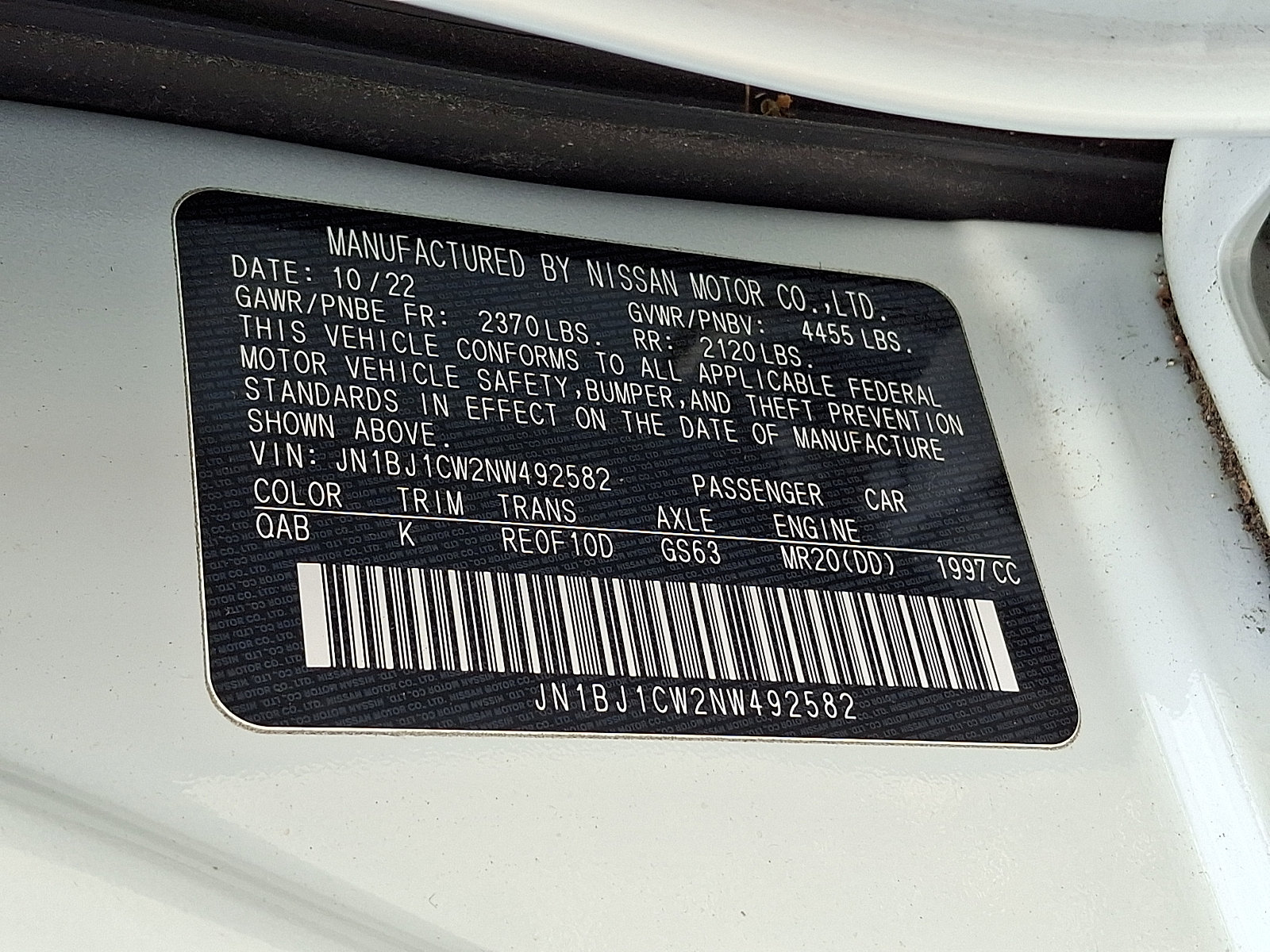 Certified 2022 Nissan Rogue Sport SL AWD/4WD image 26