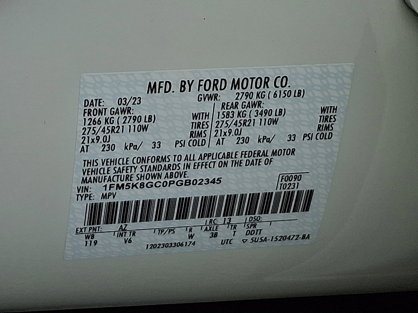 Certified 2023 Ford Explorer ST w/ ST Street Pack image 27