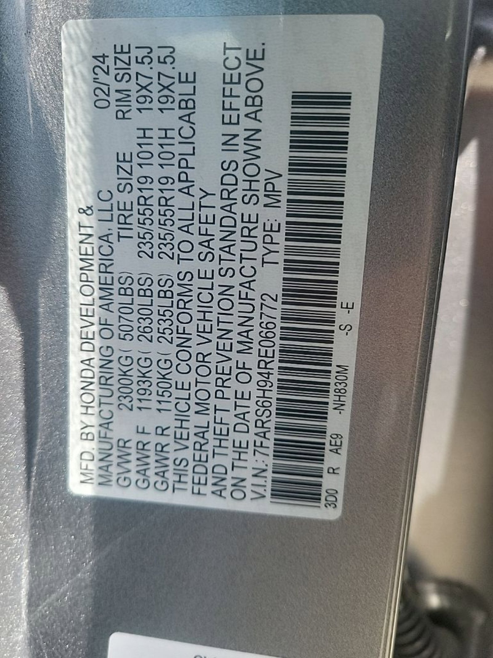 Certified 2024 Honda CR-V Sport Touring image 18