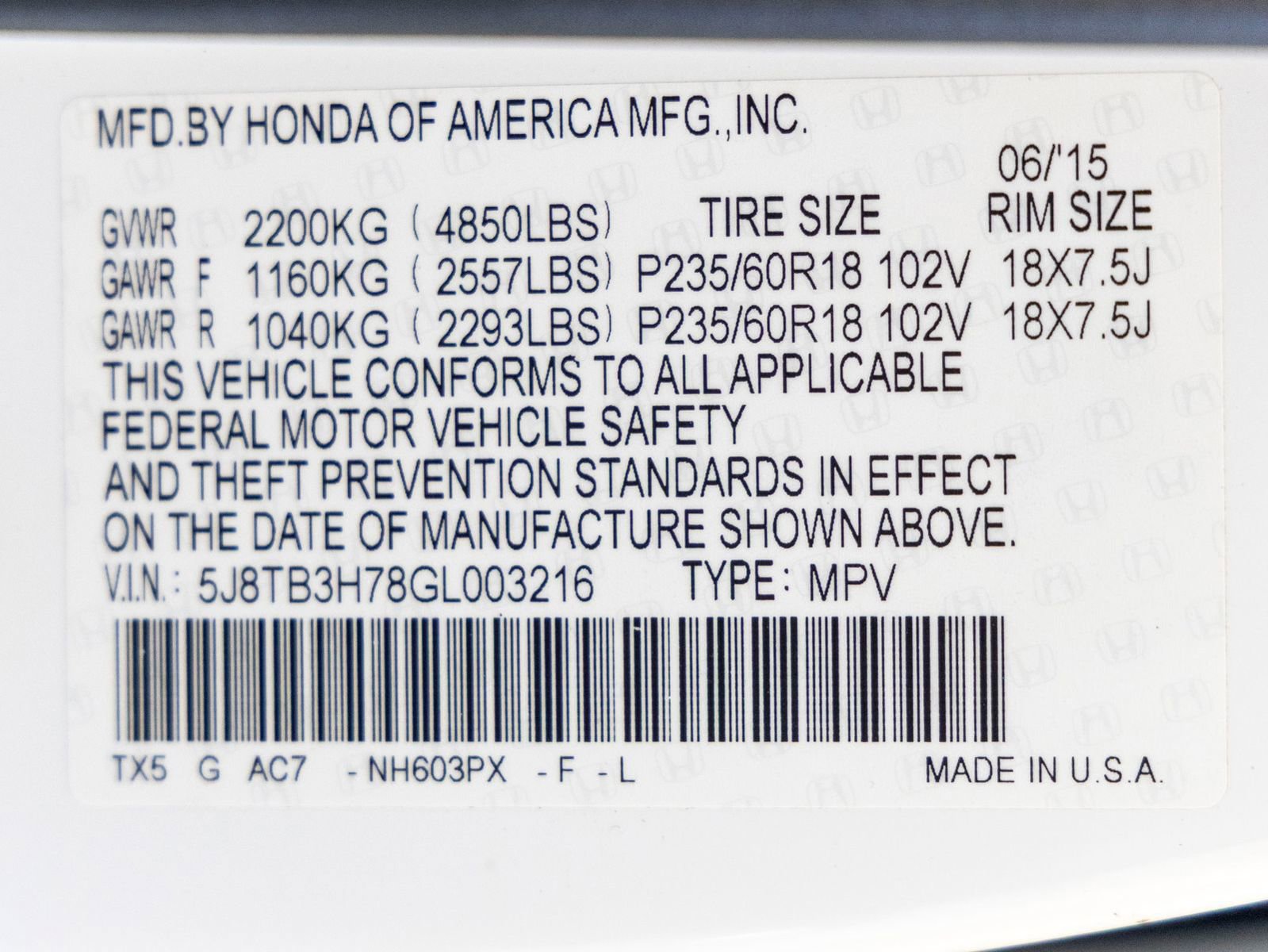 Used 2016 Acura RDX FWD w/ Advance Package image 33