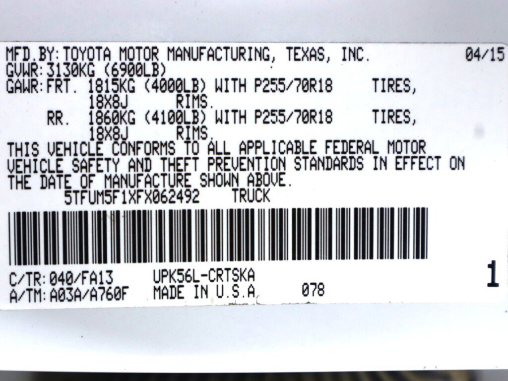 Used 2015 Toyota Tundra SR image 39